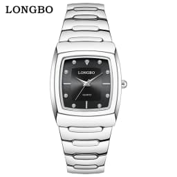 Watches For Couple Watch 2024 Luxury Square Gold Quartz Clock Stainless Steel Waterproof Lady Man's Wristwatch Business Watch