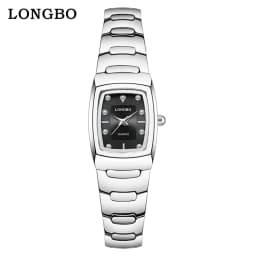 Watches For Couple Watch 2024 Luxury Square Gold Quartz Clock Stainless Steel Waterproof Lady Man's Wristwatch Business Watch