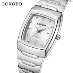 Watches For Couple Watch 2024 Luxury Square Gold Quartz Clock Stainless Steel Waterproof Lady Man's Wristwatch Business Watch