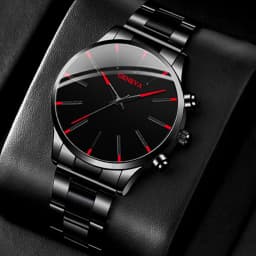 Fashionable and casual men's watch, business-style simple quartz wristwatch, Christmas, Thanksgiving, Valentine's Day gifts