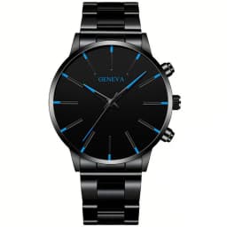 Fashionable and casual men's watch, business-style simple quartz wristwatch, Christmas, Thanksgiving, Valentine's Day gifts