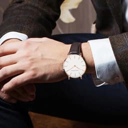 HANNAH MARTIN Quartz Watch 3Pc Wholesale (OEM/ODM) Factory Original 40mm Quartz Fashion Black Leather Unisex Watch Dropshipping
