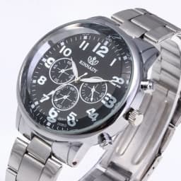 2pcs Couple's Classic Simple Quartz Watches
