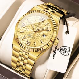 POEDAGAR Casual Top Men Clock Waterproof Luminous Date Luxury Man Watch Stainless Steel Quartz Fashion Men's Watches Couple Gift