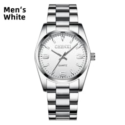 CHENXI Casual Fashion Couple Watch Stainless Strap Luminous Men's and Women's Classic Style Quartz Wristwatches Lover's Gift