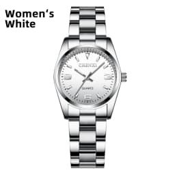 CHENXI Casual Fashion Couple Watch Stainless Strap Luminous Men's and Women's Classic Style Quartz Wristwatches Lover's Gift