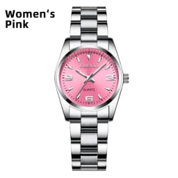 CHENXI Casual Fashion Couple Watch Stainless Strap Luminous Men's and Women's Classic Style Quartz Wristwatches Lover's Gift