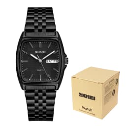 SKMEI 2628 Quartz Watches For Women Men 30M Waterproof Fashion Unisex Wristwatch Men Luxury Clock Business Outfit (1 or 2 Pack)