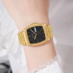 SKMEI 2628 Quartz Watches For Women Men 30M Waterproof Fashion Unisex Wristwatch Men Luxury Clock Business Outfit (1 or 2 Pack)