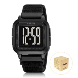 SKMEI 2691 Men's Sports Digital Watches 50M Waterproof Fashion Electronic Wristwatch Women Clock EL Light Week Date Display