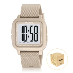 SKMEI 2691 Men's Sports Digital Watches 50M Waterproof Fashion Electronic Wristwatch Women Clock EL Light Week Date Display