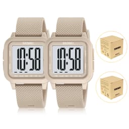 SKMEI 2691 Men's Sports Digital Watches 50M Waterproof Fashion Electronic Wristwatch Women Clock EL Light Week Date Display