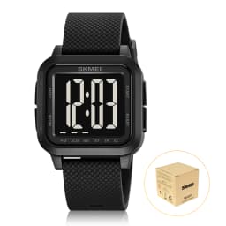 SKMEI 2691 Men's Sports Digital Watches 50M Waterproof Fashion Electronic Wristwatch Women Clock EL Light Week Date Display