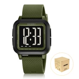 SKMEI 2691 Men's Sports Digital Watches 50M Waterproof Fashion Electronic Wristwatch Women Clock EL Light Week Date Display