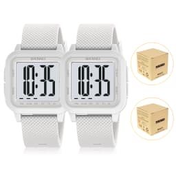 SKMEI 2691 Men's Sports Digital Watches 50M Waterproof Fashion Electronic Wristwatch Women Clock EL Light Week Date Display