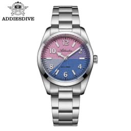 ADDIESDIVE AD2555 Couple's Watches Sapphire Glass BGW9 Super Luminous Wristwatches for Couple Waterproof Stainless Steel Watch
