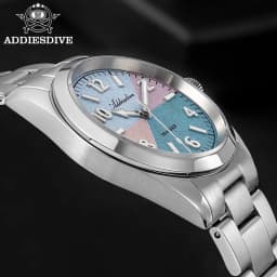 ADDIESDIVE AD2555 Couple's Watches Sapphire Glass BGW9 Super Luminous Wristwatches for Couple Waterproof Stainless Steel Watch