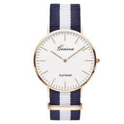 New Luxury Brand Women's Watches Ultra-thin Simple Nylon Strap Quartz Watches for Woman Fashion Casual Couples Watch Clock Gift