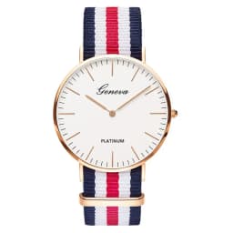 New Luxury Brand Women's Watches Ultra-thin Simple Nylon Strap Quartz Watches for Woman Fashion Casual Couples Watch Clock Gift