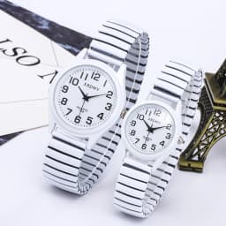 Casual Couple Watches Men Arabic Numerals Fashion Ladies Watch Quartz Wristwatch Pair