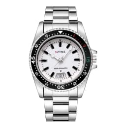 2024 New Men's and Women's Steel Strip Watch Trendy Leisure Calendar Scale Stainless Steel Strip Couple Quartz Watch Gift Watch