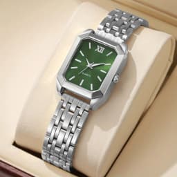 1pc Women's Luxury Square Watch Quartz Movement, Fashionable Wristwatch for Casual & Formal Occasions, Casual Wristwatch