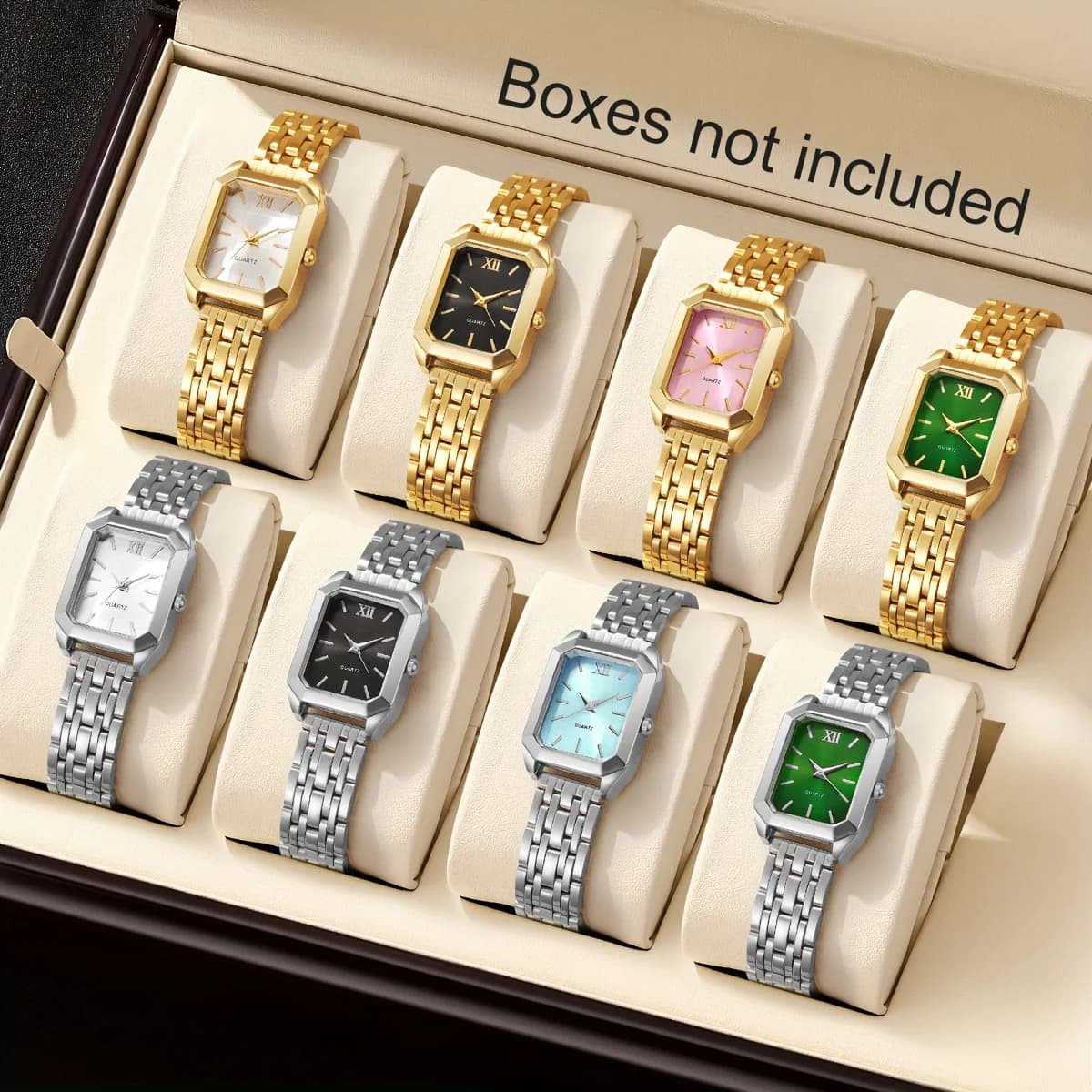 1pc Women's Luxury Square Watch Quartz Movement, Fashionable Wristwatch for Casual & Formal Occasions, Casual Wristwatch