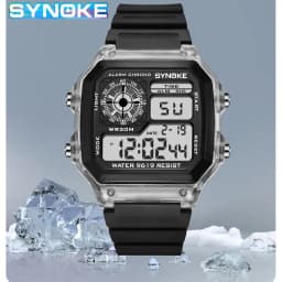 SYNOKE Couple watches Digital Watches Men Sports Luminous Chronograph Waterproof Male Electronic Wrist Watches Relogio Masculino