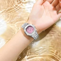 POEDAGAR Square Couple Wristwatch Luminous Waterproof Date Love Watch High Quality Luxury Women's Quartz Watches for girlfriend