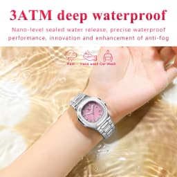 POEDAGAR Square Couple Wristwatch Luminous Waterproof Date Love Watch High Quality Luxury Women's Quartz Watches for girlfriend