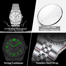 POEDAGAR Fashion Brand Women's Watch Stainless Steel Date Watches For Woman Luminous Waterproof Quartz Luxury Ladies Watch Reloj