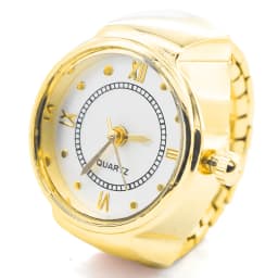 New Hot Sales Creative Roman Literal Ring Watches With Alloy Cases, Finger Round Dials For Couples And Men