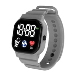 Led Children's Watch Sport Digital Watches Spaceman Silicone Strap Cute Electronic Wristwatch for Boys Girls Students Gift 손목시계