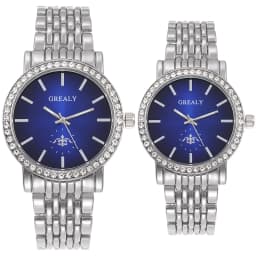 Quartz Couple Watches Ladies Fashion Trend Casual Bracelet Watches Casual Gold Wristwatch Pair