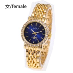Quartz Couple Watches Ladies Fashion Trend Casual Bracelet Watches Casual Gold Wristwatch Pair
