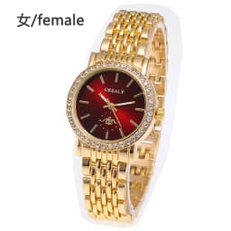 Quartz Couple Watches Ladies Fashion Trend Casual Bracelet Watches Casual Gold Wristwatch Pair