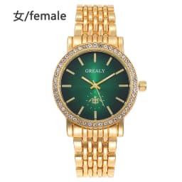 Quartz Couple Watches Ladies Fashion Trend Casual Bracelet Watches Casual Gold Wristwatch Pair