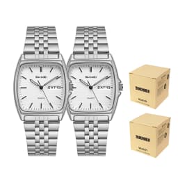 SKMEI 2628 Men's Quartz Wristwatch 30M Waterproof Luxury Women Watch Fashion Casual Clock Business Unisex Chrono Date Display