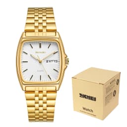 SKMEI 2628 Men's Quartz Wristwatch 30M Waterproof Luxury Women Watch Fashion Casual Clock Business Unisex Chrono Date Display