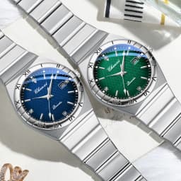 Simple Fashion Couple Wristwatch Waterproof Luminous Calendar Watch for Lovers Men's and Women's Daily Wrist Watches