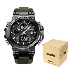 SKMEI 2500 Digital Watches For Men Fashion Military Men’s Wristwatch 3Bar Waterproof Sport Watch Man Countdown Timer Week Date