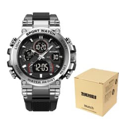 SKMEI 2500 Digital Watches For Men Fashion Military Men’s Wristwatch 3Bar Waterproof Sport Watch Man Countdown Timer Week Date