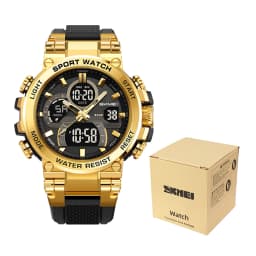 SKMEI 2500 Digital Watches For Men Fashion Military Men’s Wristwatch 3Bar Waterproof Sport Watch Man Countdown Timer Week Date