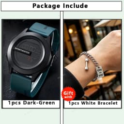 NEW Men's Sport Watches Fashion Sports LED Digital Clock Multi-Functional Rubber Fitness Athlete Timekeeping Electronic Watch