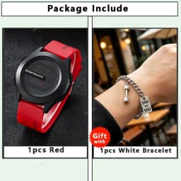 NEW Men's Sport Watches Fashion Sports LED Digital Clock Multi-Functional Rubber Fitness Athlete Timekeeping Electronic Watch