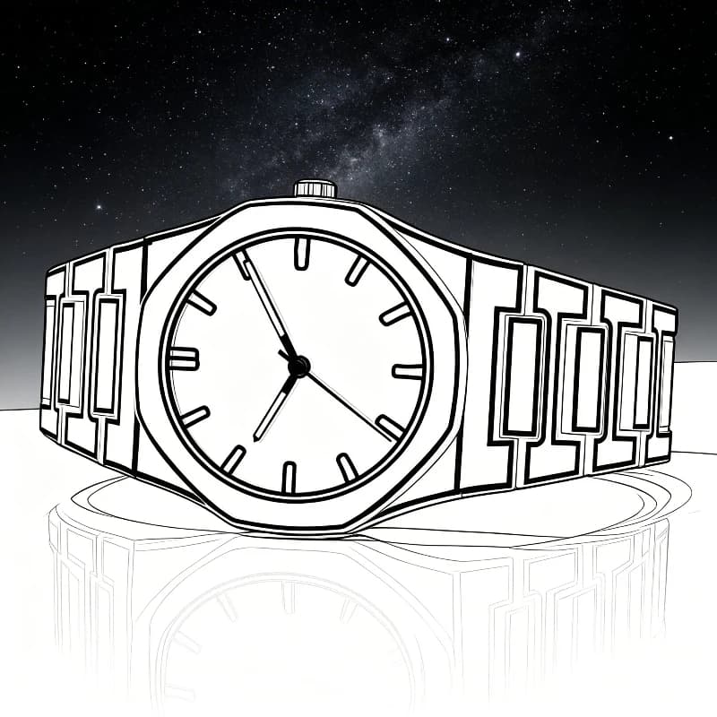 2026 New Silicone Comic Design Quartz Watch Classic Anime Lines Men's Watch Strap Sports Watch Men