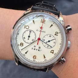 Vintage 1963 Men's Pilot Watch 42mm Retro Quartz Chronograph Waterproof Casual Dress Wristwatch For Couples