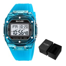 SKMEI 2683 Original Unisex Digital Wristwatch 5Bar Waterproof Women Men Sports Watches EL Backlight Clock Stopwatch Alarm Date