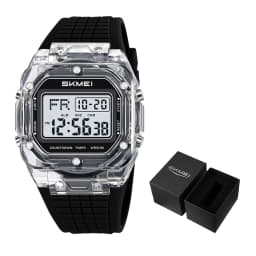 SKMEI 2683 Original Unisex Digital Wristwatch 5Bar Waterproof Women Men Sports Watches EL Backlight Clock Stopwatch Alarm Date