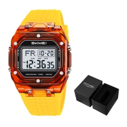 SKMEI 2683 Original Unisex Digital Wristwatch 5Bar Waterproof Women Men Sports Watches EL Backlight Clock Stopwatch Alarm Date